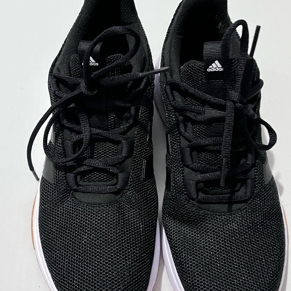 Adidas Men's Black Mesh Running Shoes